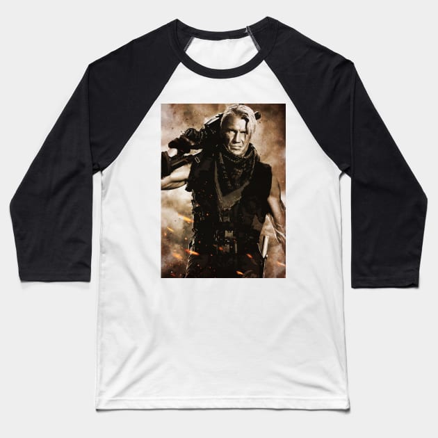 expendables lundgren Baseball T-Shirt by Durro